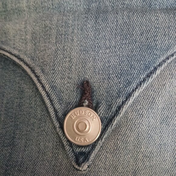 Hudson Nico Jeans Womens Size 31 Blue Light Wash Stretch Denim NEW - Picture 5 of 14